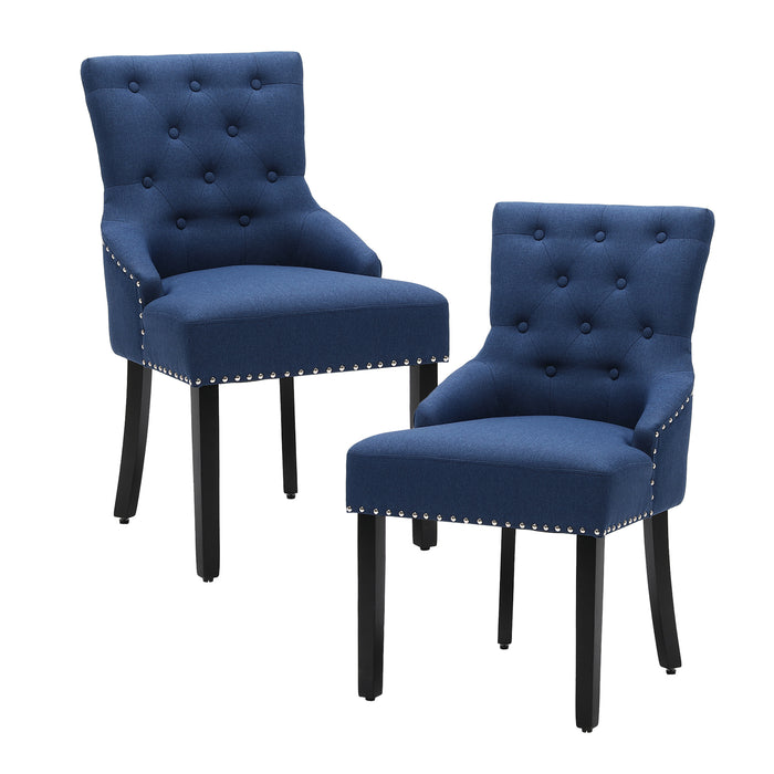 Charlack Tufted Parsons Chair Set of 2