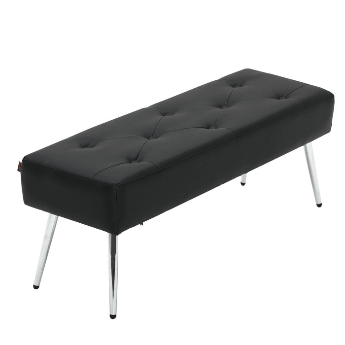 Bretton PU Leather Bench