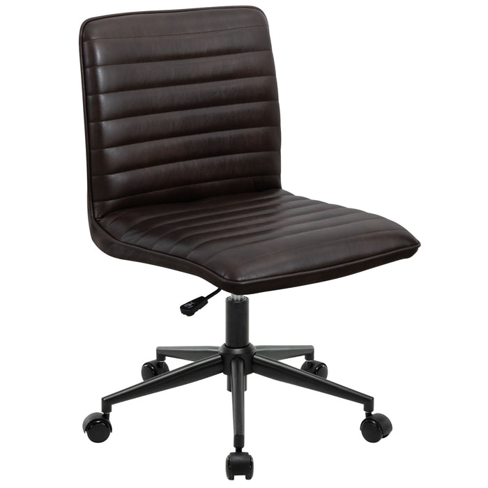 Auctin Upholstered Office Chair in Faux Leather