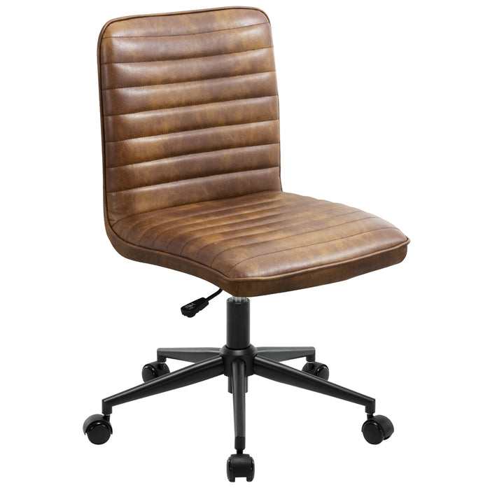 Auctin Upholstered Office Chair in Faux Leather