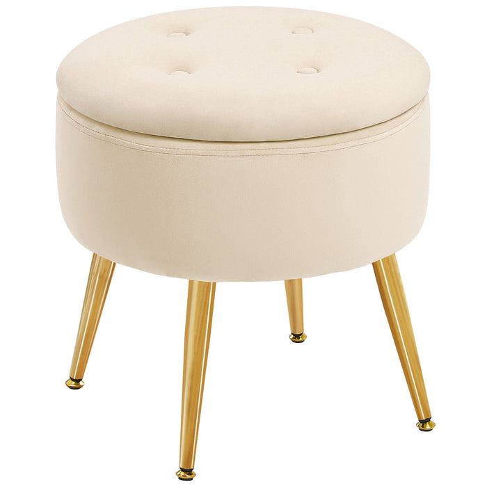 Marny Round Storage Stool