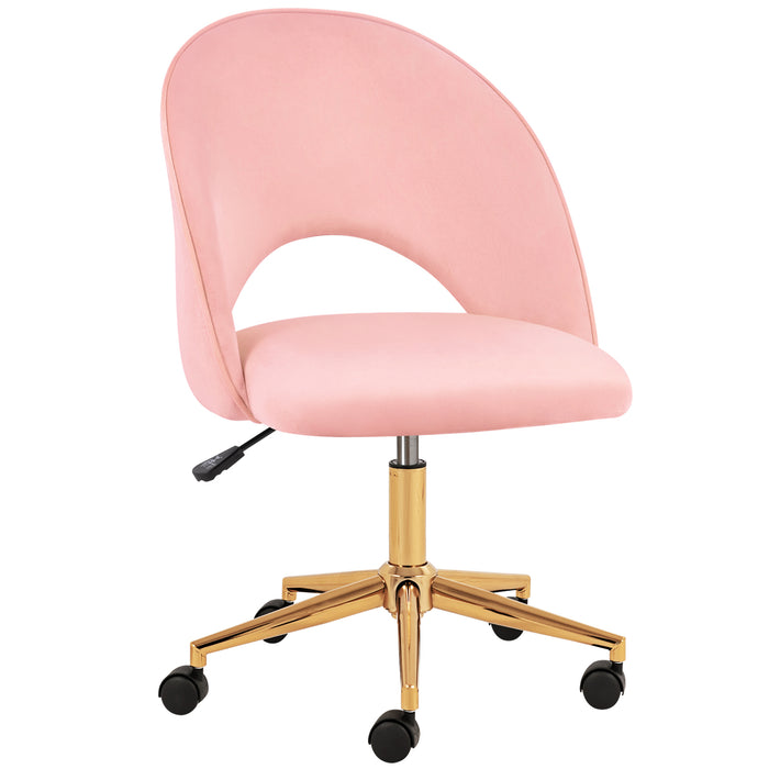 Lourdes Criddle Velvet Task Chair