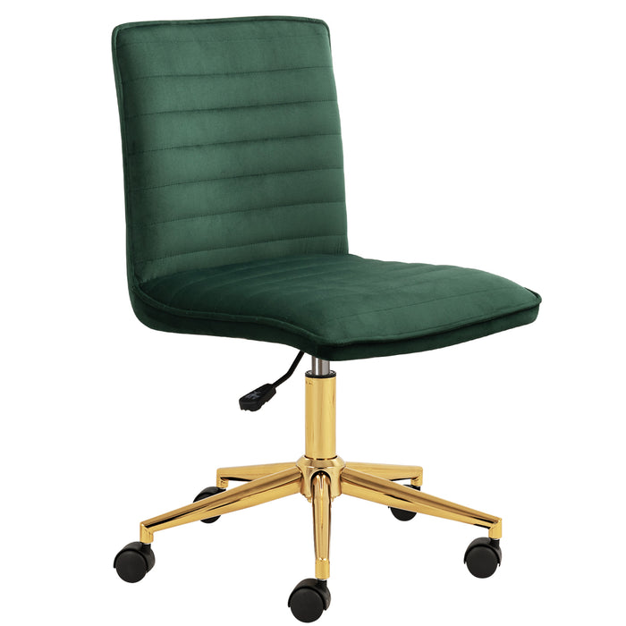 Auctin Upholstered Office Chair in Velvet