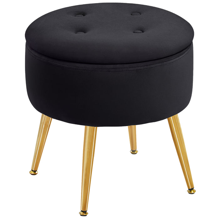 Marny Round Storage Stool