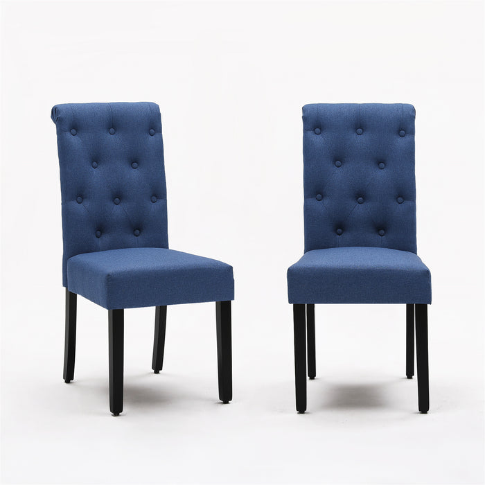 Charlotte Tufted Parsons Chair Set of 2