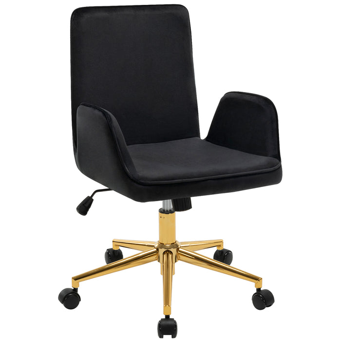 Erika Velvet Upholstered Home Office Chair