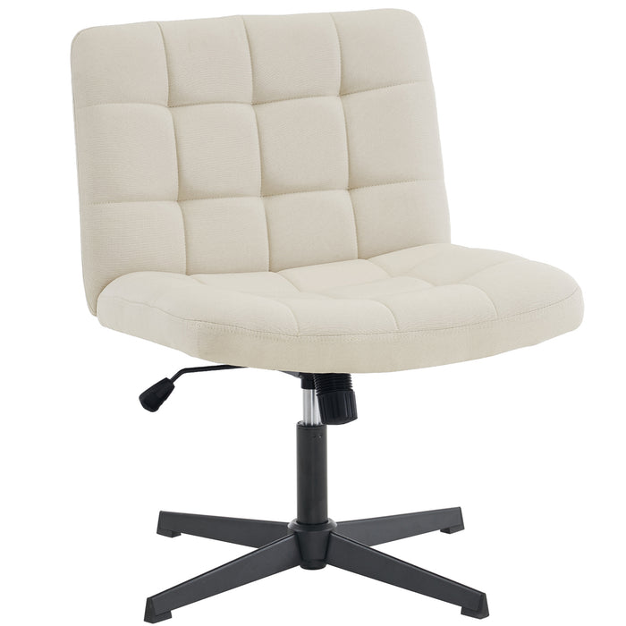 Yumaira Linen Fabric Ergonomic Task Chair