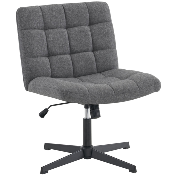 Yumaira Linen Fabric Ergonomic Task Chair