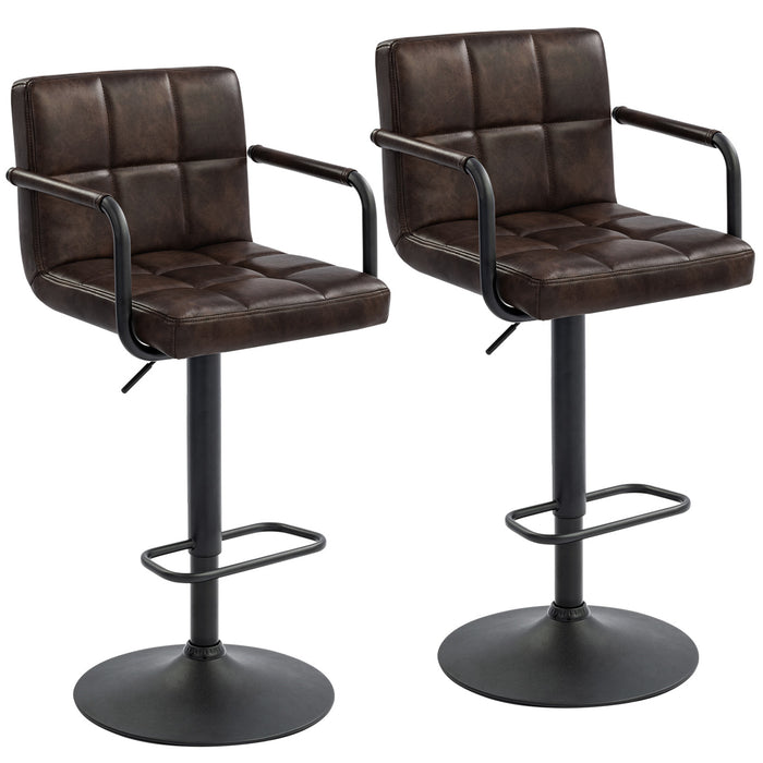 Crosdy Leather Bar Stools