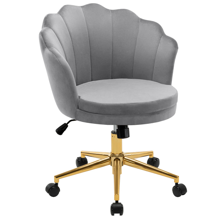 Louise Seashell Velvet Task Chair