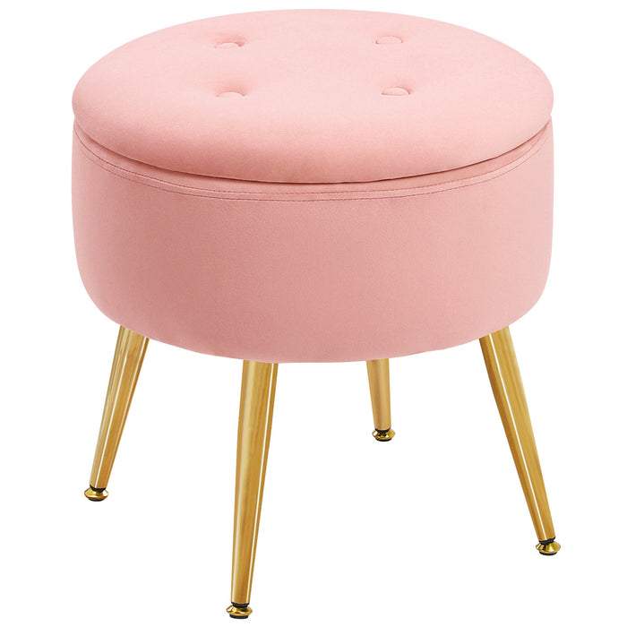 Marny Round Storage Stool