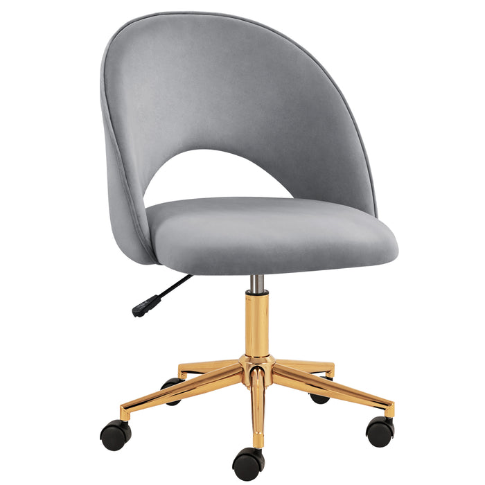 Lourdes Criddle Velvet Task Chair