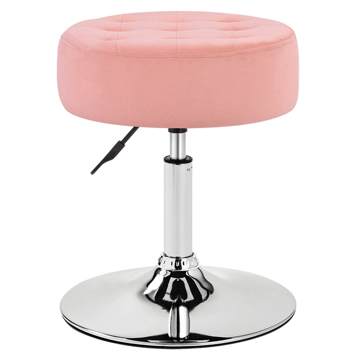 Barlena 16.5"W Velvet Vanity Stool