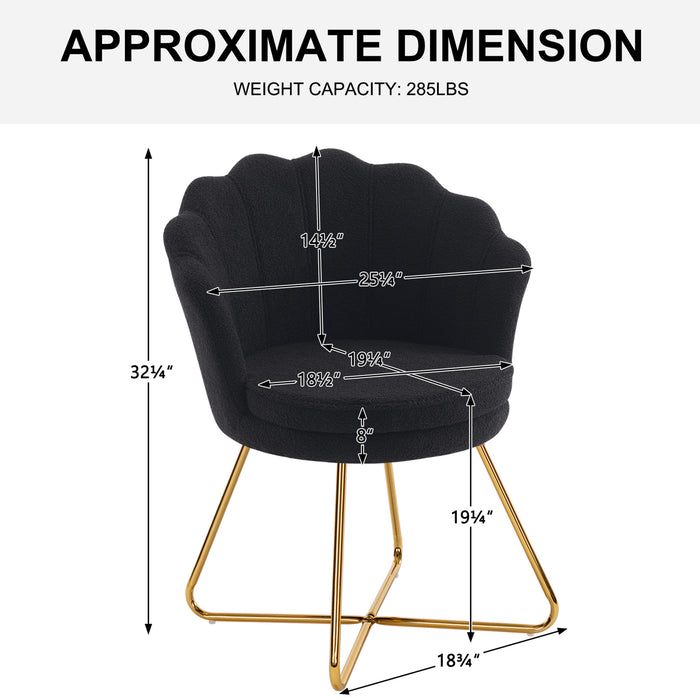 Focht Papasan Faux Fur Accent Chair