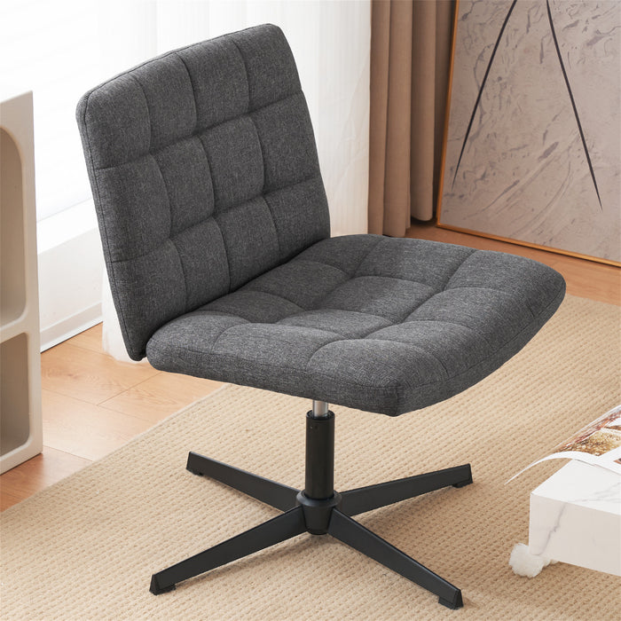 Yumaira Linen Fabric Ergonomic Task Chair