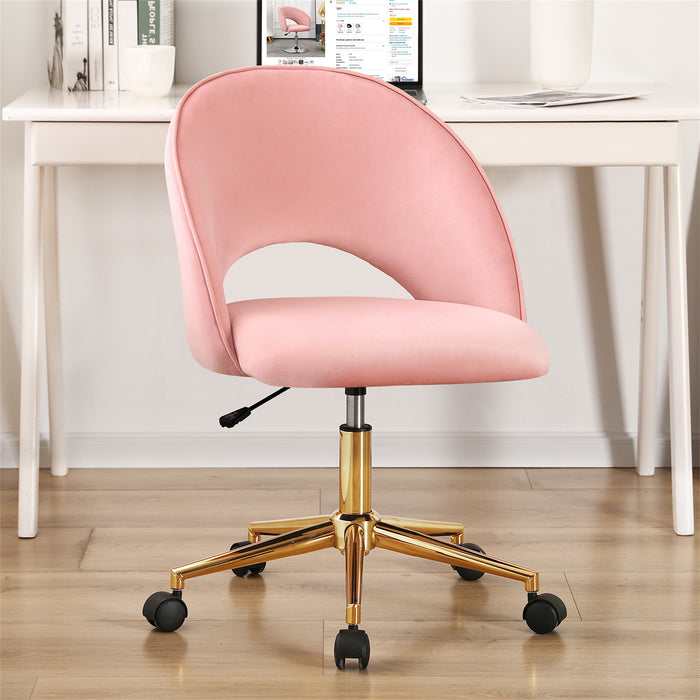 Lourdes Criddle Velvet Task Chair