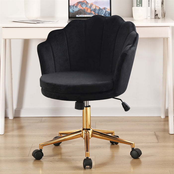 Louise Seashell Velvet Task Chair