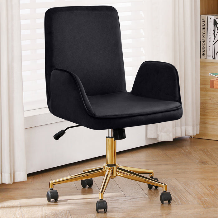 Erika Velvet Upholstered Home Office Chair