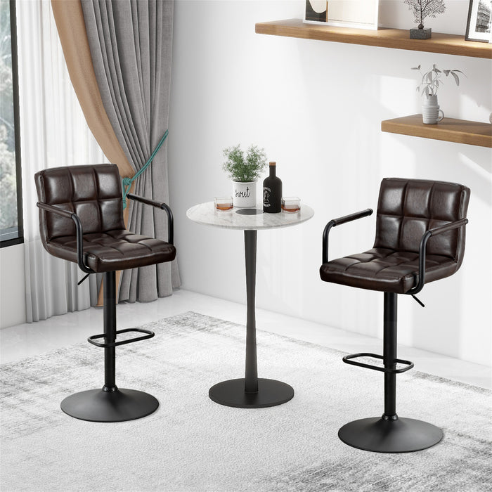 Crosdy Leather Bar Stools