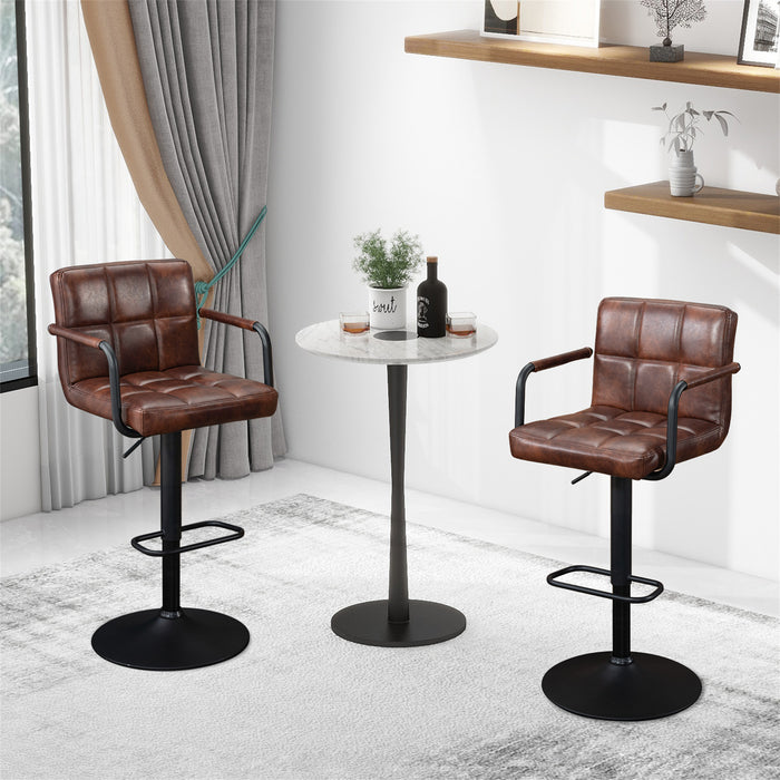 Crosdy Leather Bar Stools