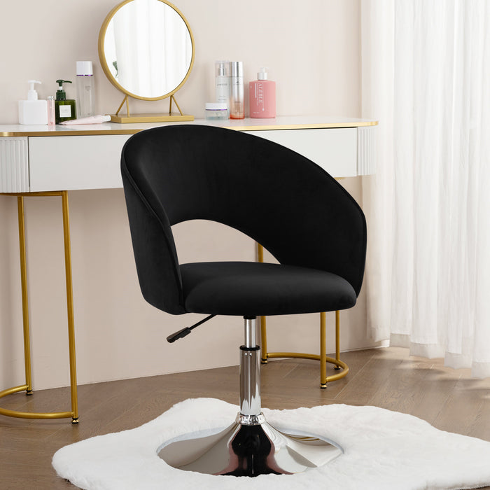 Matys Velvet Swivel Accent Chair