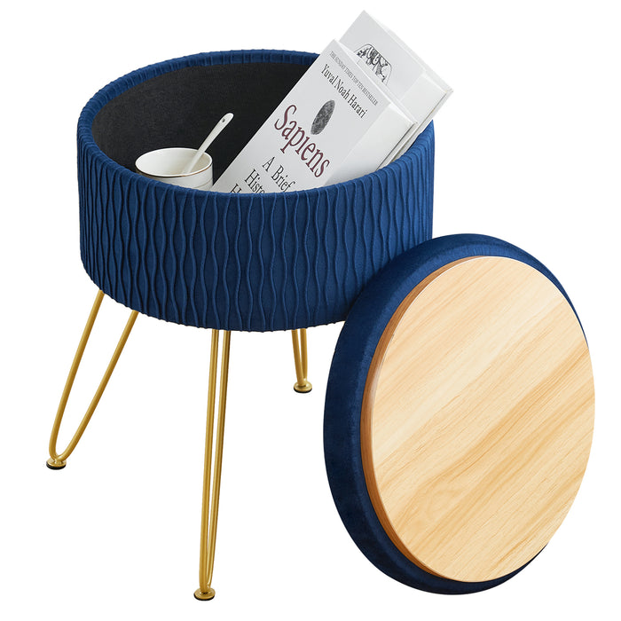 Foerster Storage Vanity Stool