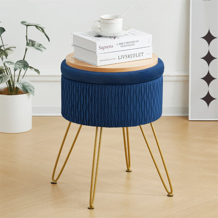 Foerster Storage Vanity Stool