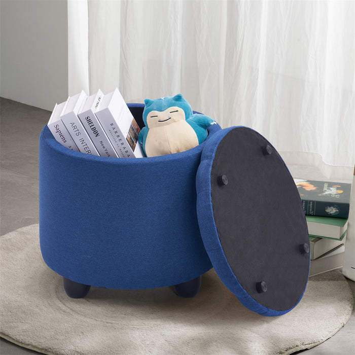 Furnimart Faux Sherpa Storage Ottoman — Furnimart Inc