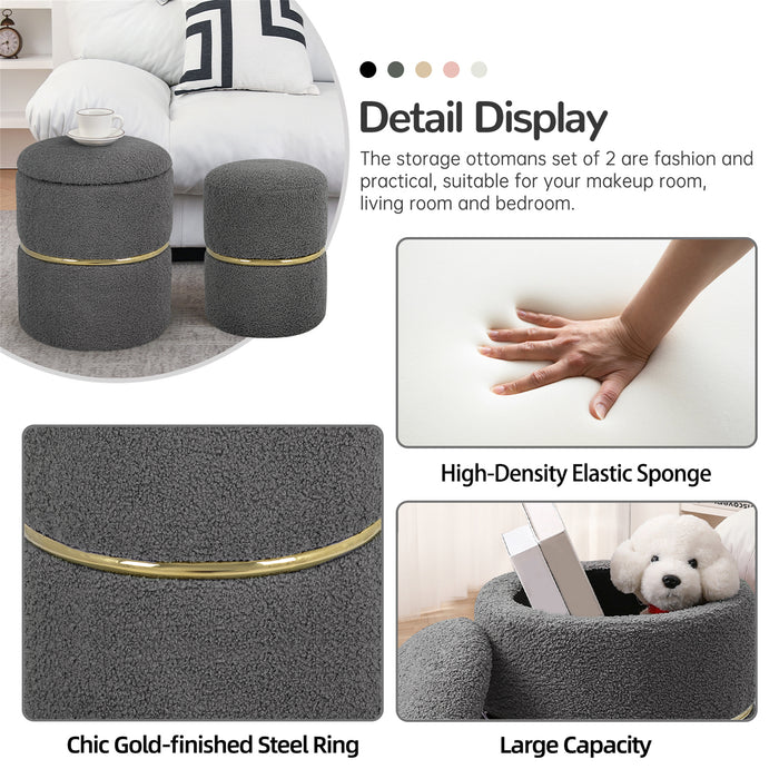 Cerra Vivienne Storage Ottoman