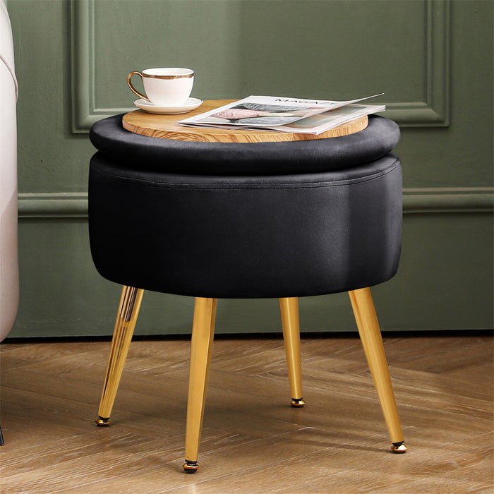 Marny Round Storage Stool