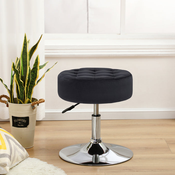 Furnimart Adjustable Velvet Vanity Stool Furnimart Inc