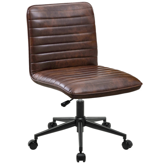 Auctin Upholstered Office Chair in Faux Leather