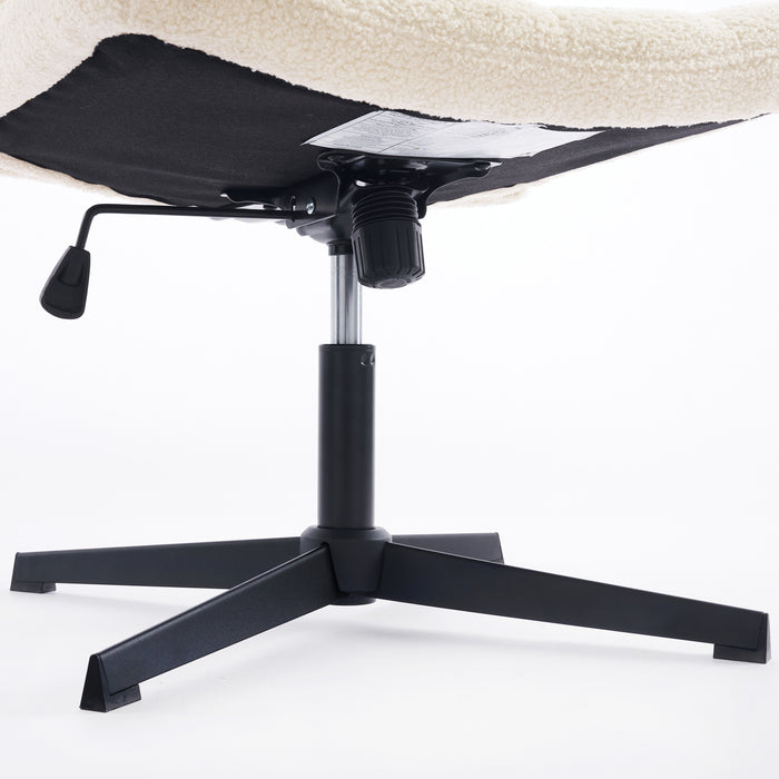 Yumaira Ergonomic Task Chair in Faux Teddy Sherpa