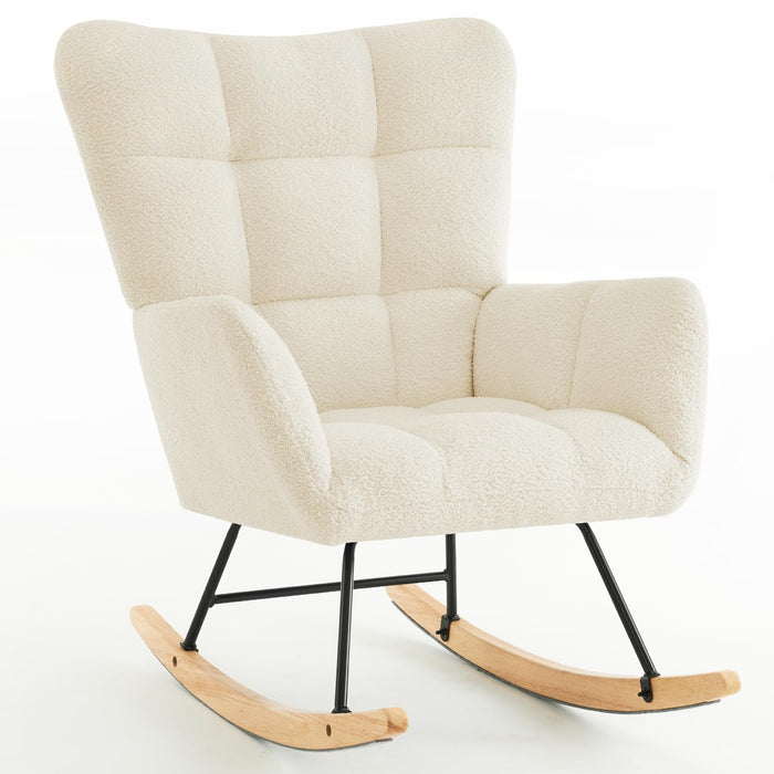 Anna Edsol Sherpa Upholstered Rocking Chair