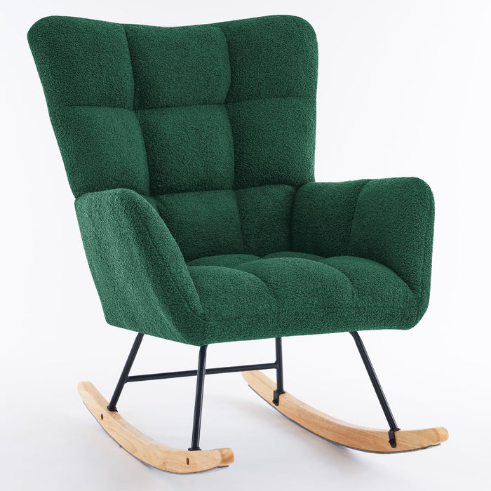 Anna Edsol Sherpa Upholstered Rocking Chair